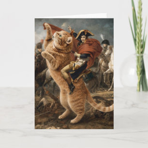 Napoleon reitet riesige Kampkatze                  Karte