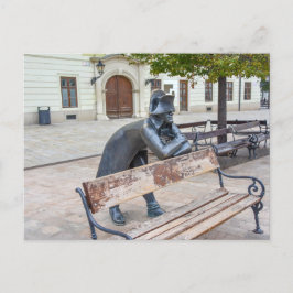 Napoleon Soldier Statue in Bratislava, Slowakei Postkarte