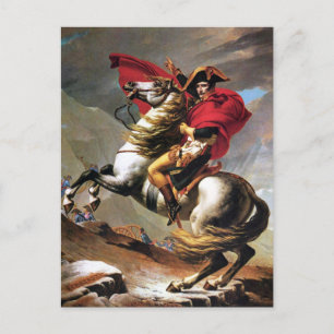 Napoléon Traversant les Alpes Carte postale