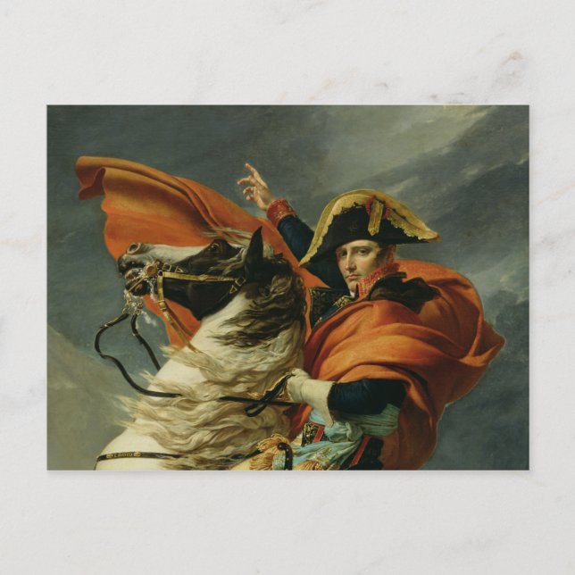 Napoleon über die Alpen 2 Postkarte (Vorderseite)