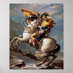 Napoleon über die Alpen, Jacques-Louis David Poster