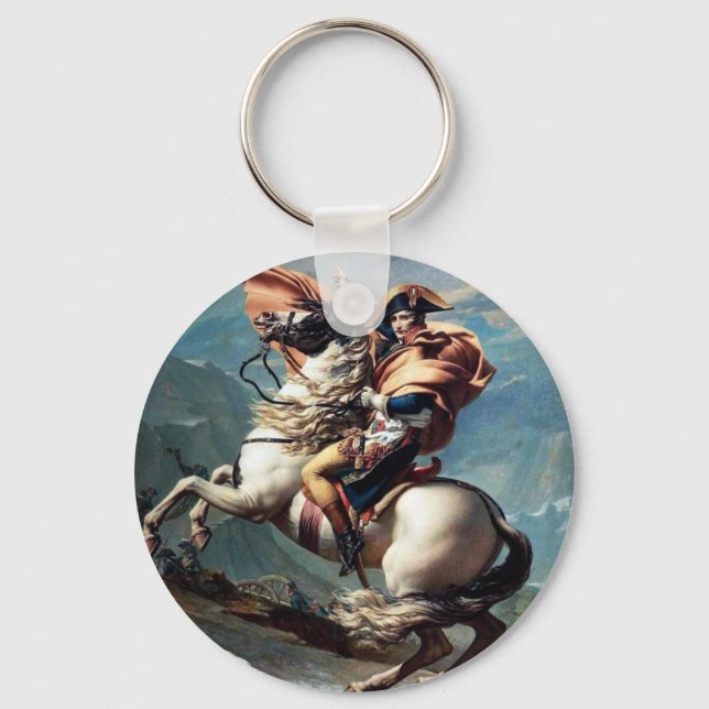 Napoleon überquert den Alpen-Schlüsselanhänger Schlüsselanhänger (Vorderseite)