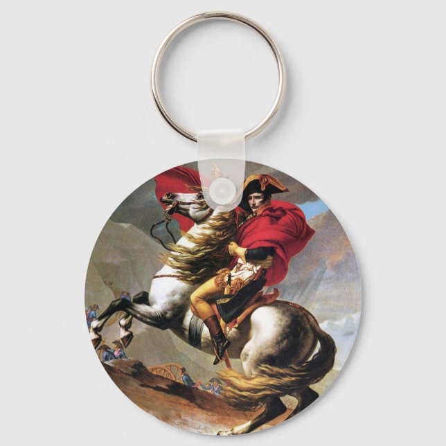 Napoleon überquert die Schlüsselkette der Alpen Schlüsselanhänger (Vorderseite)