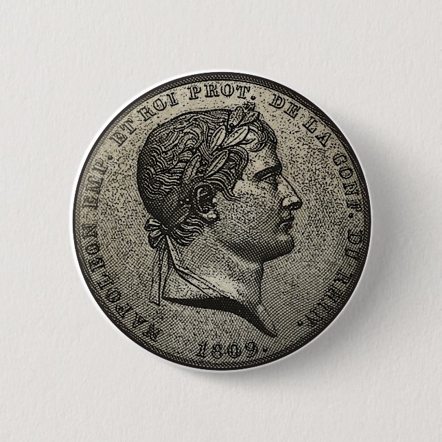 Napoleon-Währung Button (Vorderseite)