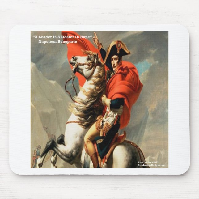 Napoleon & Zitat "Leader" Mousepad (Vorne)