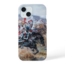 Napoleonic battle scene painting Leipzig 