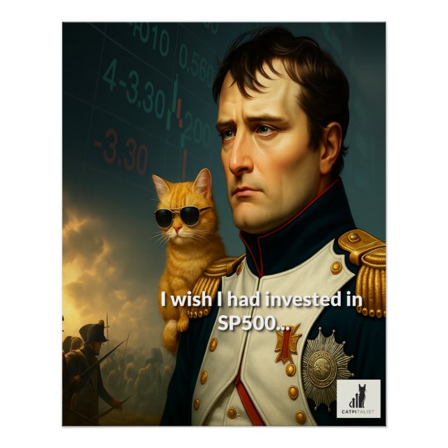 Napoleons Bedauern: Ich wünschte, ich hätte in SP5 Poster (Vorderseite)