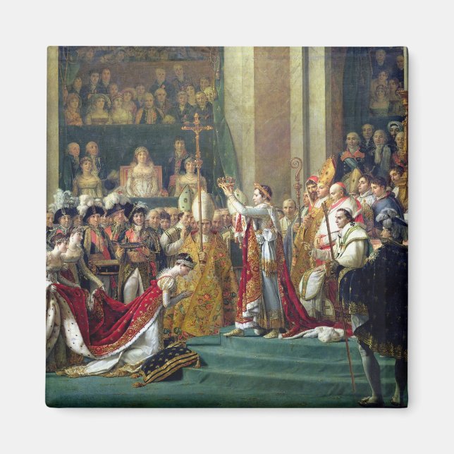 Napoleons Konsecration und Josephine Magnet (Vorne)