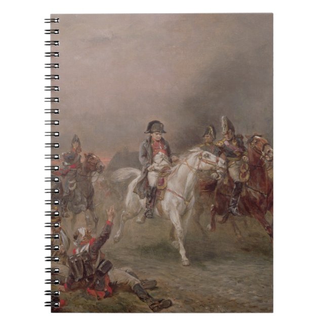 Napoleons Rückzug (Öl auf Leinwand) Notizblock (Vorderseite)
