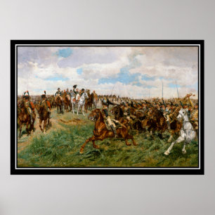 Napoleons Schlacht bei Friedland 1807 Poster