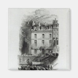 Napoleons Unterkünfte auf dem Quai Conti, 1834-36 Magnet