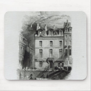 Napoleons Unterkünfte auf dem Quai Conti, 1834-36 Mousepad