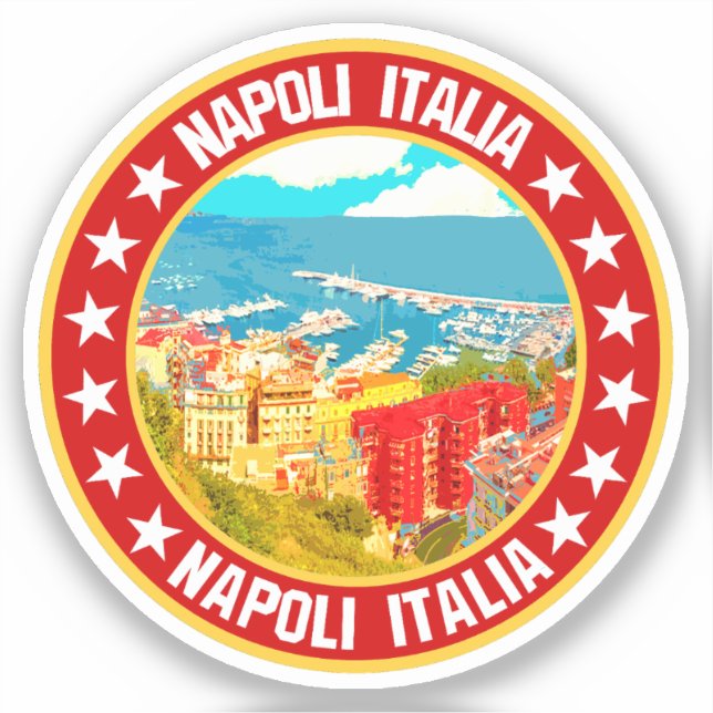 Napoli Aufkleber (Vorderseite)