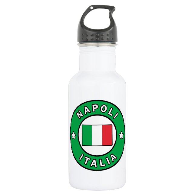 Napoli Italia Edelstahlflasche (Vorderseite)