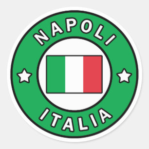 Napoli Italien Runder Aufkleber