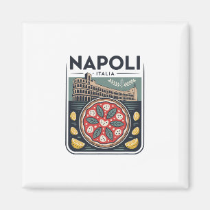 Napoli Italien Souvenir Neapel Italien Pizza Und R Magnet