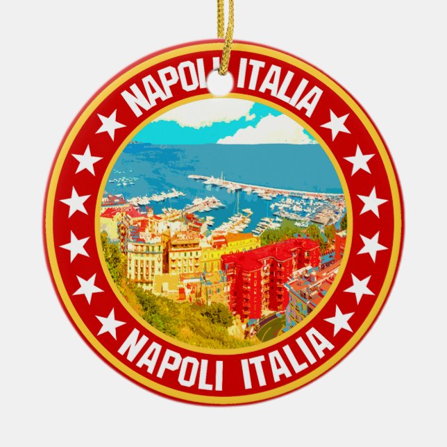 Napoli Keramik Ornament (Vorne)