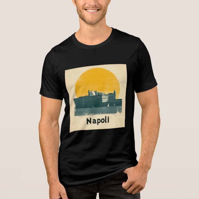 Napoli Limited Edition - Magie der 60er Jahre Tri-Blend Shirt (Vorderseite)