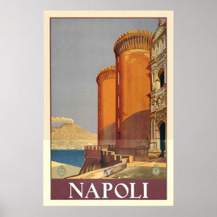 Napoli Naples Campanie Italie Affiche de voyage vi