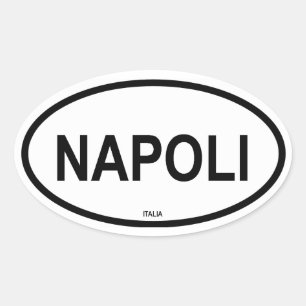 NAPOLI OVALER AUFKLEBER