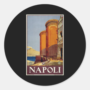 Napoli Runder Aufkleber