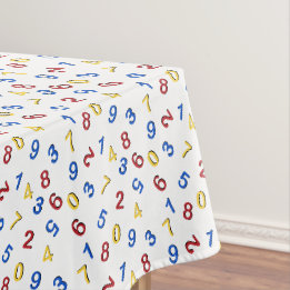 Nappe 123 chiffres Rouge Jaune Bleu