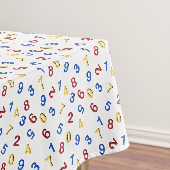 Nappe 123 chiffres Rouge Jaune Bleu (In Situ)