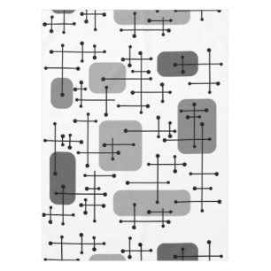 Nappe 1950 Eames Era Art Crosshairs Grey