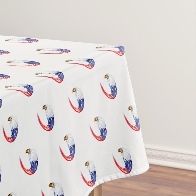 Nappe 4 juillet Aigle du drapeau patriotique (In Situ)