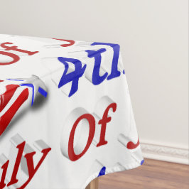 Nappe 4 juillet Star Stripes