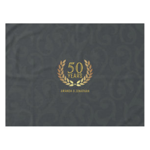 Nappe 50e anniversaire de mariage personnalisé