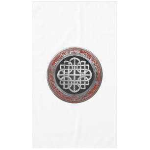 Nappe [600] Croix du noeud d'argent celtique sacré