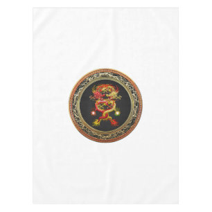 Nappe [600] Dragons rouges et jaunes