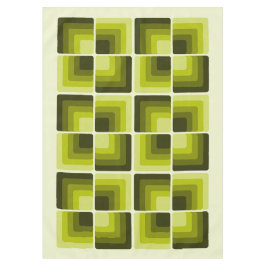 Nappe 70s Rainbow Squares Monochrome Green
