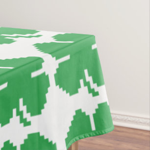 Nappe 8 bits Pixel Lucky Four Leaf Clocher