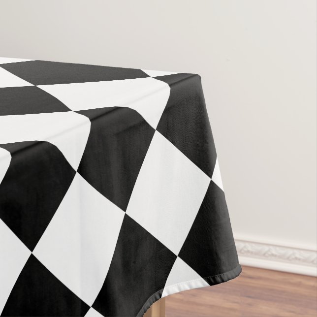 Nappe À damiers noir et blanc - (In Situ)