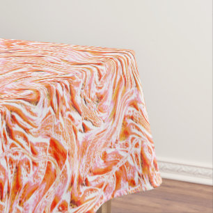 Nappe A l'air texturé de mur, couleur saumon