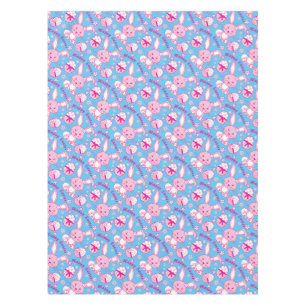 Nappe à motif répétitif de lapin de Pâques de coul