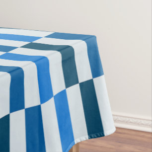 Nappe à motifs Blue Line Flow