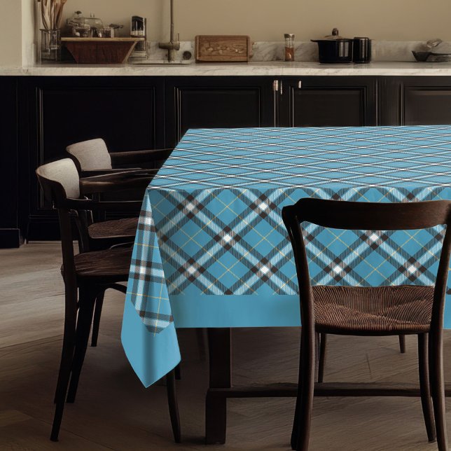 Nappe à plat classique - Cadeau parfait pour homme (Classic Plaid Tablecloth – Perfect Gift for Men)