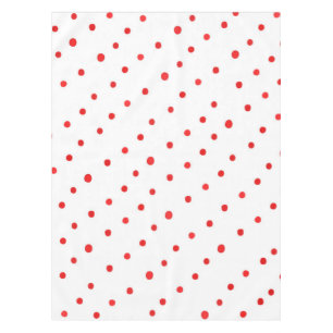 Nappe à pois rouges