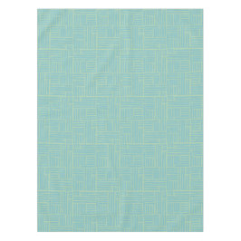nappe à rayures à encre turquoise