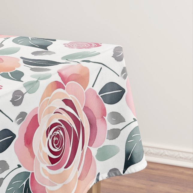 Nappe Abstract Roses In Pastel Colors  (In Situ)