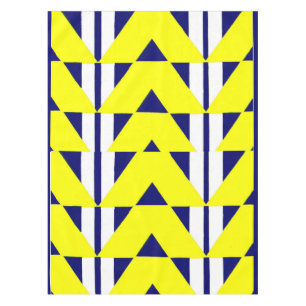 Nappe abstraction jaune vif