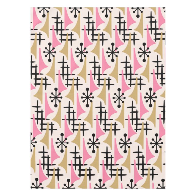 Nappe Abstrait moderne du milieu du siècle (Devant)