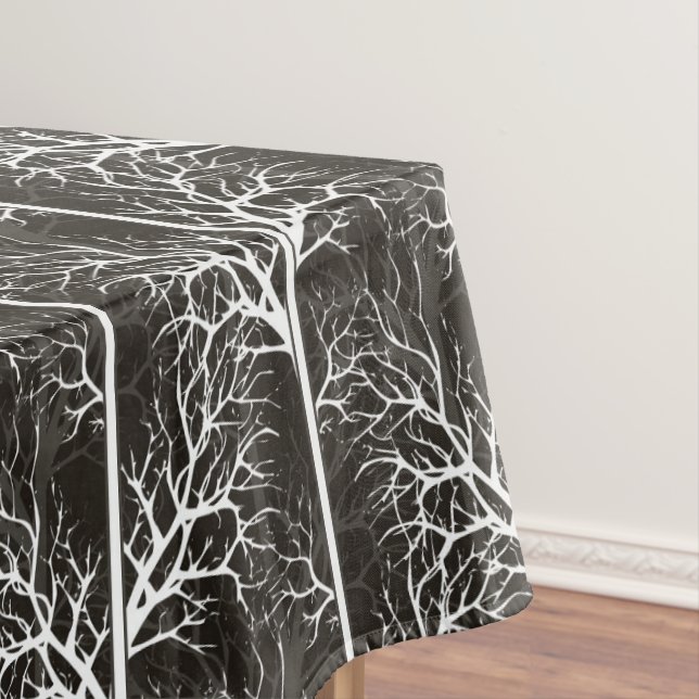 Nappe Abstrait noir et blanc (In Situ)
