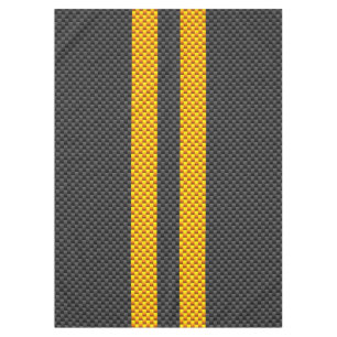 Nappe Accent Yellow Racing Stripes Carbon Fiber Style