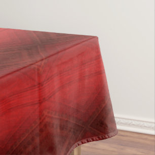 Nappe Acceptation Motif de Boho Eclectique Rouge