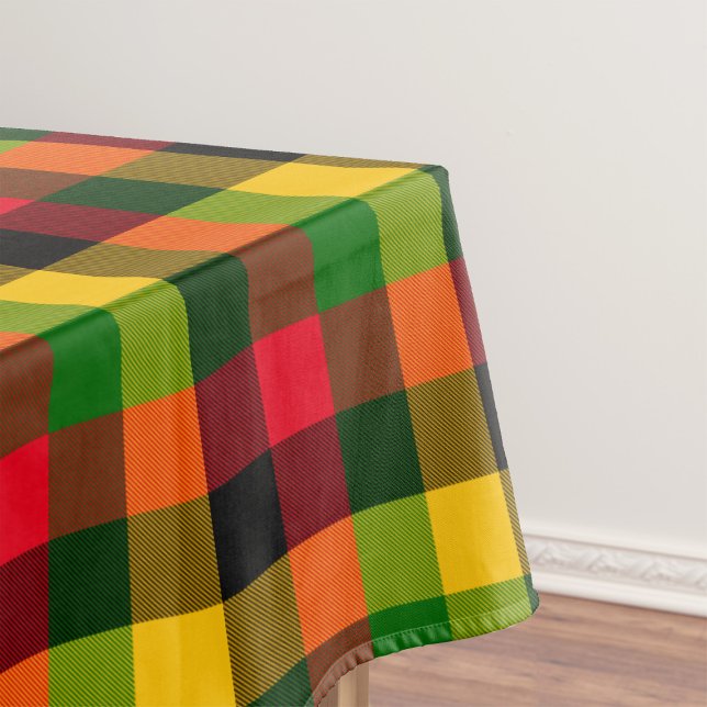 Nappe  African Rasta Reggae Colours Plaid Pattern Design (Créateur téléchargé)