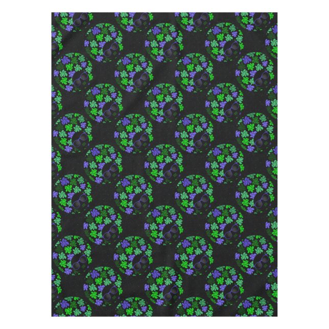 Nappe Afro Diva Vert & Bleu (Devant)